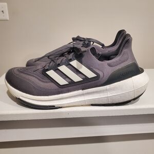 adidas Gray and White Athletic Shoes